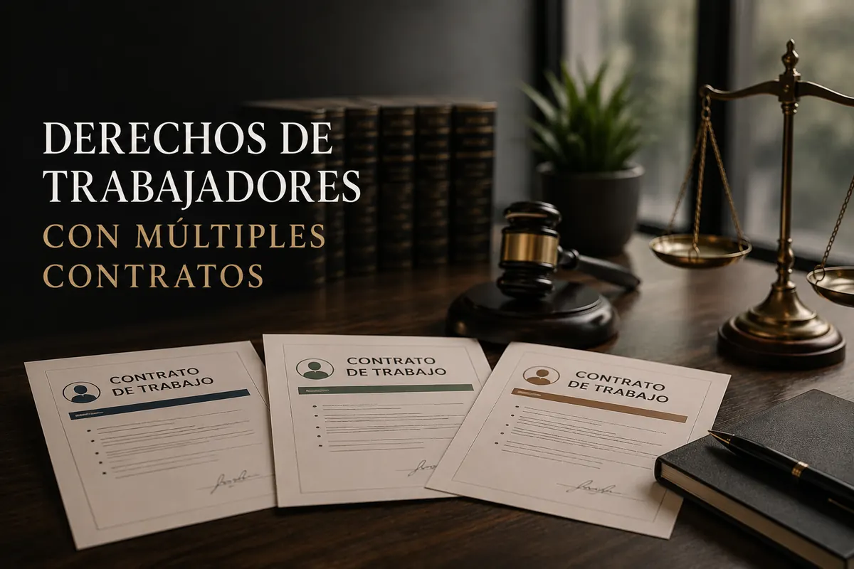 Derechos de trabajadores con múltiples contratos